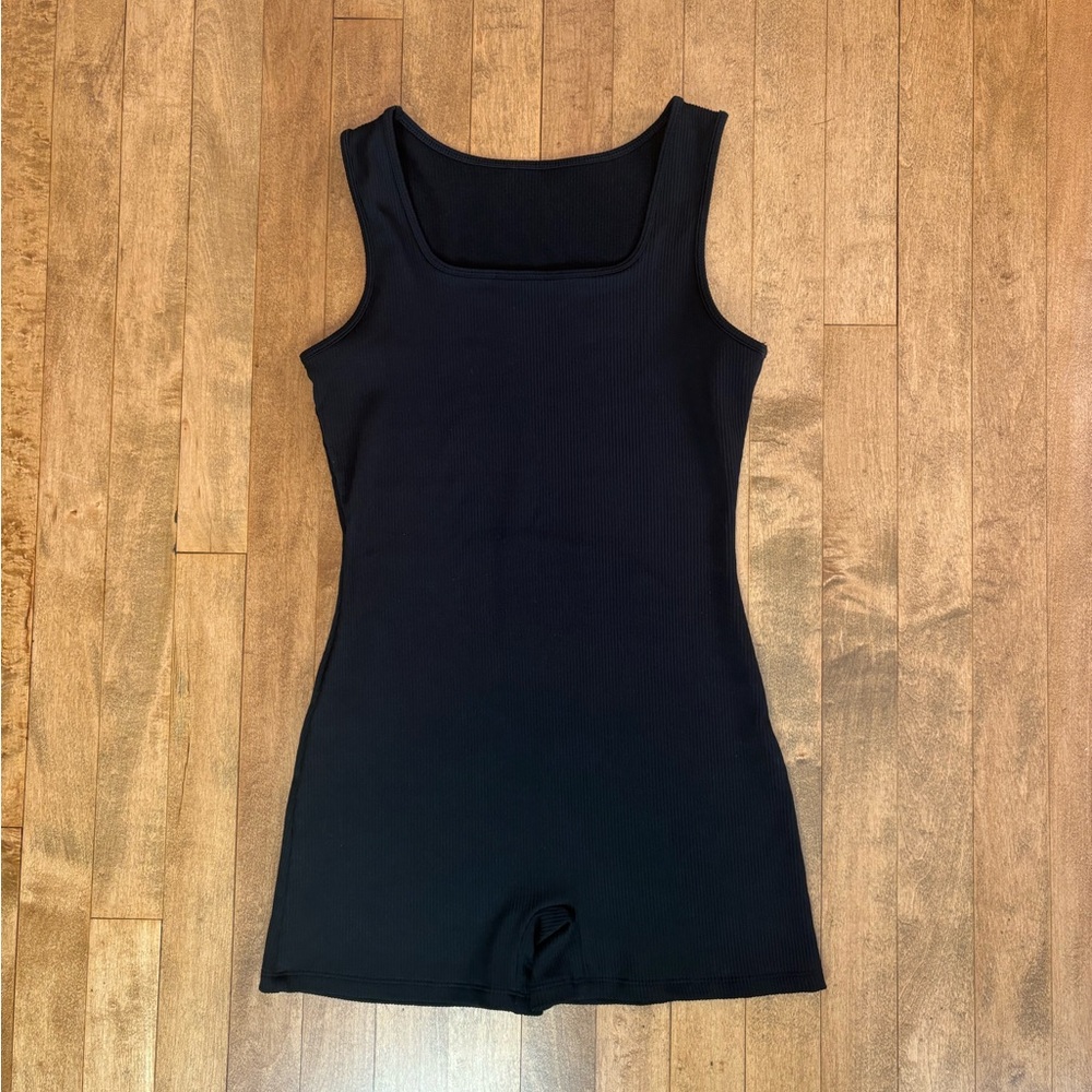 Black Sleeveless Bodysuit